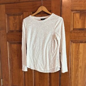 Simply Vera Vera Wang Textured Cream Blouse